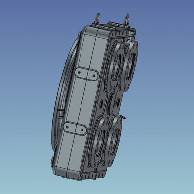 890KW One Input Four Outputs Transfer Case for Hydraulic Pump